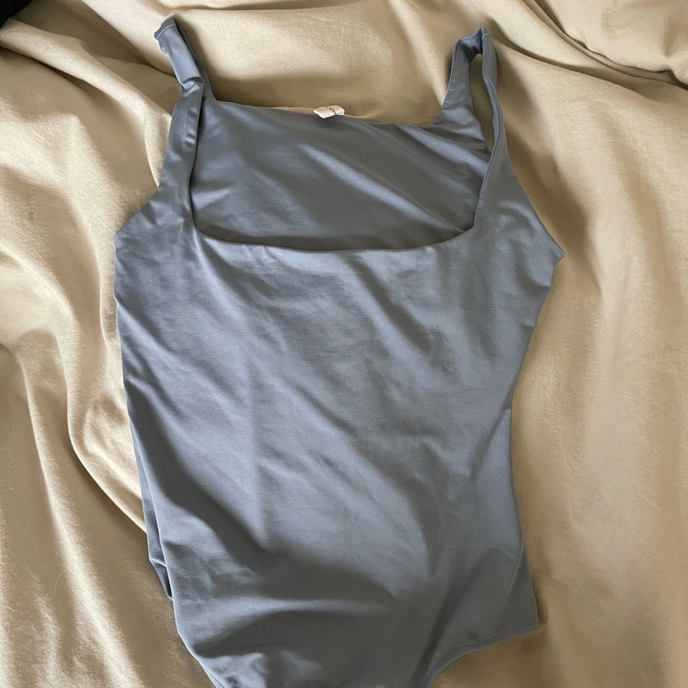 Blue bodysuit